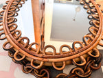Load image into Gallery viewer, Mid-Century Italian Franco Albini Bamboo Wall Mirror
