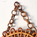 Load image into Gallery viewer, Mid-Century Italian Franco Albini Bamboo Wall Mirror
