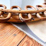 Load image into Gallery viewer, Mid-Century Italian Franco Albini Bamboo Wall Mirror
