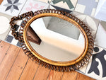 Load image into Gallery viewer, Mid-Century Italian Franco Albini Bamboo Wall Mirror
