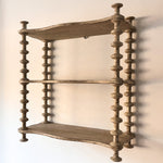 Load image into Gallery viewer, French Vintage Painted Shelf With Spindle Supports
