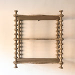Load image into Gallery viewer, French Vintage Painted Shelf With Spindle Supports
