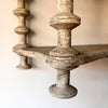 French Vintage Painted Shelf With Spindle Supports