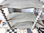 Load image into Gallery viewer, French Vintage Painted Shelf With Spindle Supports
