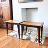 Pair Of Italian Mid Century Side Tables / Stools