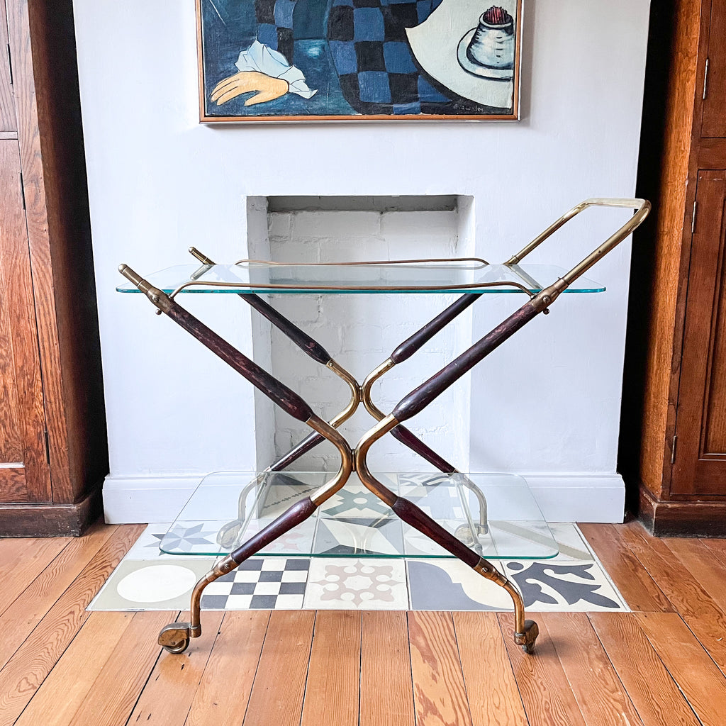 Italian Mid Century Drinks Trolley By Cesare Lacca