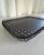 Load image into Gallery viewer, French Mid Century Perforated Metal Tray In The Style Of Mathieu Matègot
