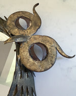 Load image into Gallery viewer, French Mid Century Modern Owl Wall Mirror
