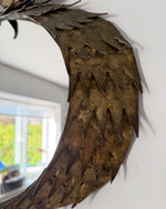 Load image into Gallery viewer, French Mid Century Modern Owl Wall Mirror
