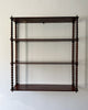 Antique Four Tier Bobbin Wall Shelf