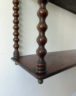 Load image into Gallery viewer, Antique Four Tier Bobbin Wall Shelf
