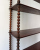Antique Four Tier Bobbin Wall Shelf