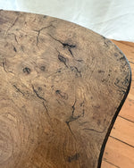 Load image into Gallery viewer, French Vintage Brutalist Stool With Carved Legs
