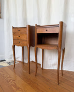 Load image into Gallery viewer, A Pair Of Vintage French Bedside Cabinets
