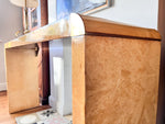 Load image into Gallery viewer, Italian Art Deco Style Burl Wood Console Table
