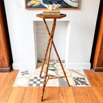 Load image into Gallery viewer, Antique Tall Tortoise Bamboo Plant Stand
