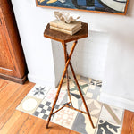 Load image into Gallery viewer, Antique Tall Tortoise Bamboo Plant Stand
