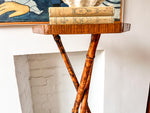 Load image into Gallery viewer, Antique Tall Tortoise Bamboo Plant Stand
