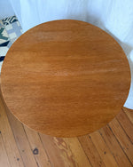 Load image into Gallery viewer, Round Art Deco Limed Pedestal Side Table
