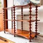 Load image into Gallery viewer, Large French Vintage Shelf With Spindle Supports
