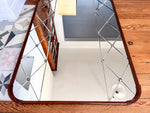 Load image into Gallery viewer, Large Swedish Glas &amp; Tra Sectional Mirror Circa 1950s

