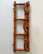 Load image into Gallery viewer, French Antique Faux Bamboo Coat Hooks
