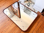 Load image into Gallery viewer, Large Swedish Glas &amp; Tra Sectional Mirror Circa 1950s
