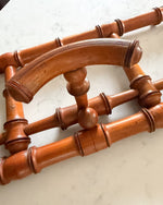 Load image into Gallery viewer, French Antique Faux Bamboo Coat Hooks

