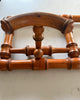 French Antique Faux Bamboo Coat Hooks
