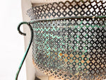 Load image into Gallery viewer, French Vintage Ornate Perforated Metal Planter
