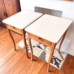 Load image into Gallery viewer, A Pair Of Vintage French Side Tables

