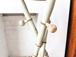 Load image into Gallery viewer, French Antique Painted Faux Bamboo Plant Stand
