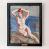 Swedish Oil On Board Of A Nude Attributed To Georg Pauli