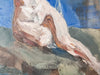 Swedish Oil On Board Of A Nude Attributed To Georg Pauli