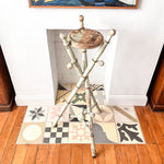 Load image into Gallery viewer, French Antique Painted Faux Bamboo Plant Stand
