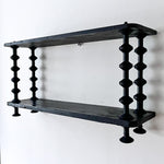 Load image into Gallery viewer, French Vintage Painted Shelf With Spindle Supports

