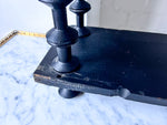 Load image into Gallery viewer, French Vintage Painted Shelf With Spindle Supports
