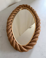 Load image into Gallery viewer, Vintage French Audoux &amp; Minet Rope Mirror
