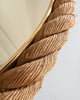 Vintage French Audoux & Minet Rope Mirror