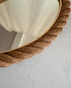Vintage French Audoux & Minet Rope Mirror