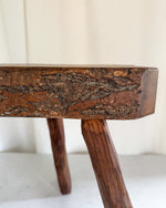 Load image into Gallery viewer, French Vintage Brutalist Tripod Stool
