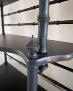 Load image into Gallery viewer, Vintage French Ebonized Faux Bamboo Wall Shelf
