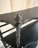 Vintage French Ebonized Faux Bamboo Wall Shelf