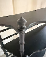 Load image into Gallery viewer, Vintage French Ebonized Faux Bamboo Wall Shelf
