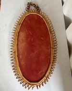 Load image into Gallery viewer, Mid-Century Italian Franco Albini Bamboo Wall Mirror
