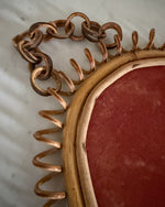 Load image into Gallery viewer, Mid-Century Italian Franco Albini Bamboo Wall Mirror
