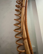 Load image into Gallery viewer, Mid-Century Italian Franco Albini Bamboo Wall Mirror
