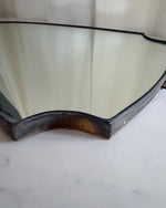 Load image into Gallery viewer, Mid-Century Italian Brass Shield Wall Mirror With Crest In The Style Of Gio Ponti
