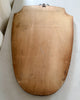Mid-Century Italian Brass Shield Wall Mirror With Crest In The Style Of Gio Ponti