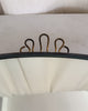 Mid-Century Italian Brass Shield Wall Mirror With Crest In The Style Of Gio Ponti